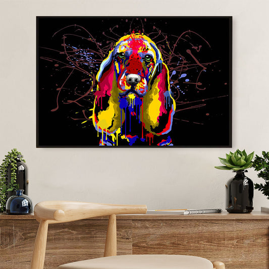 Cocker Spaniel Dog Poster | Watercolor Dog Painting | Wall Art Gift for Miniature Puppies Lover