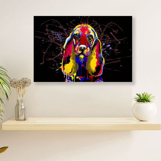 Cocker Spaniel Dog Canvas Wall Art | Watercolor Dog Painting | Gift for Miniature Puppies Lover