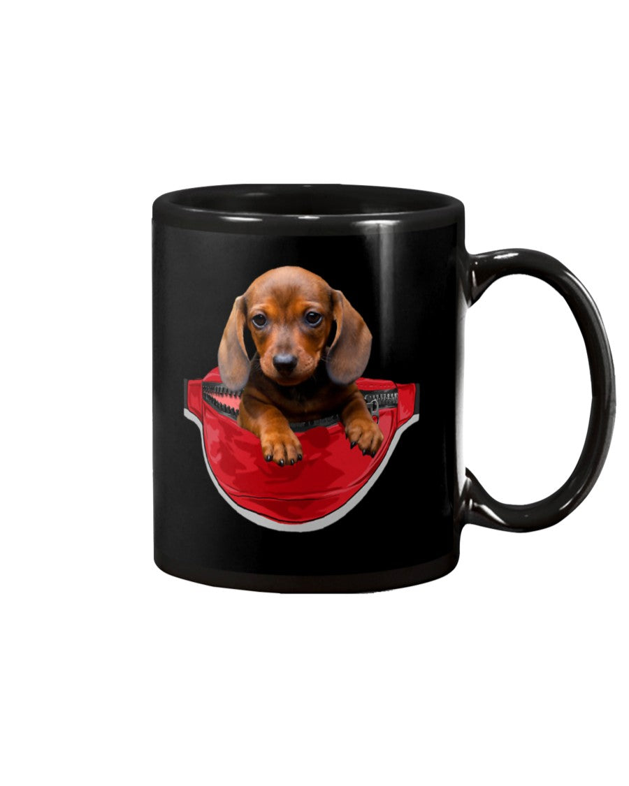 Dachshund Dog Coffee Mug | Little Dog | Drinkware Gift for Dachshund Puppies Lover