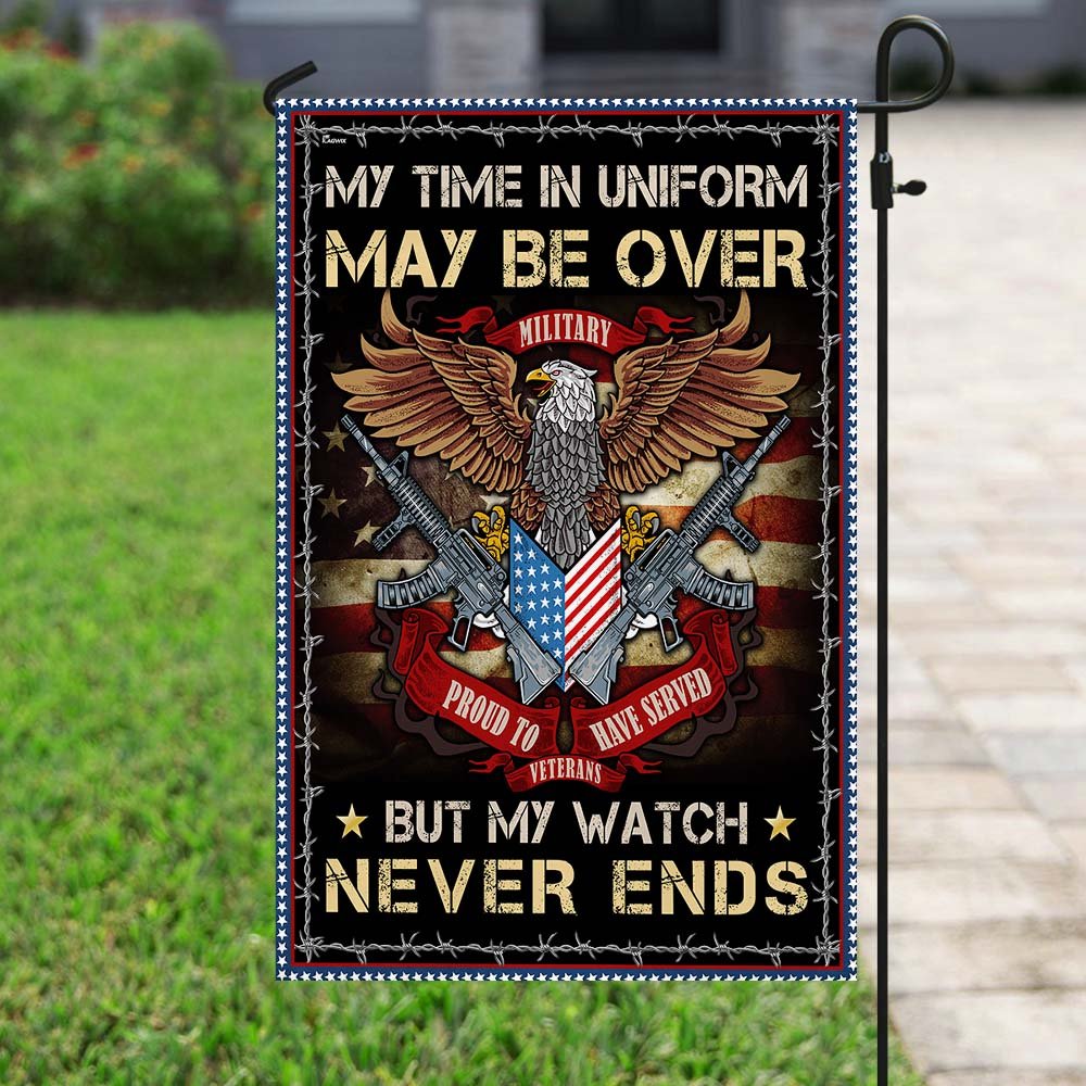 Military Veteran - Proud To Have Served Flag