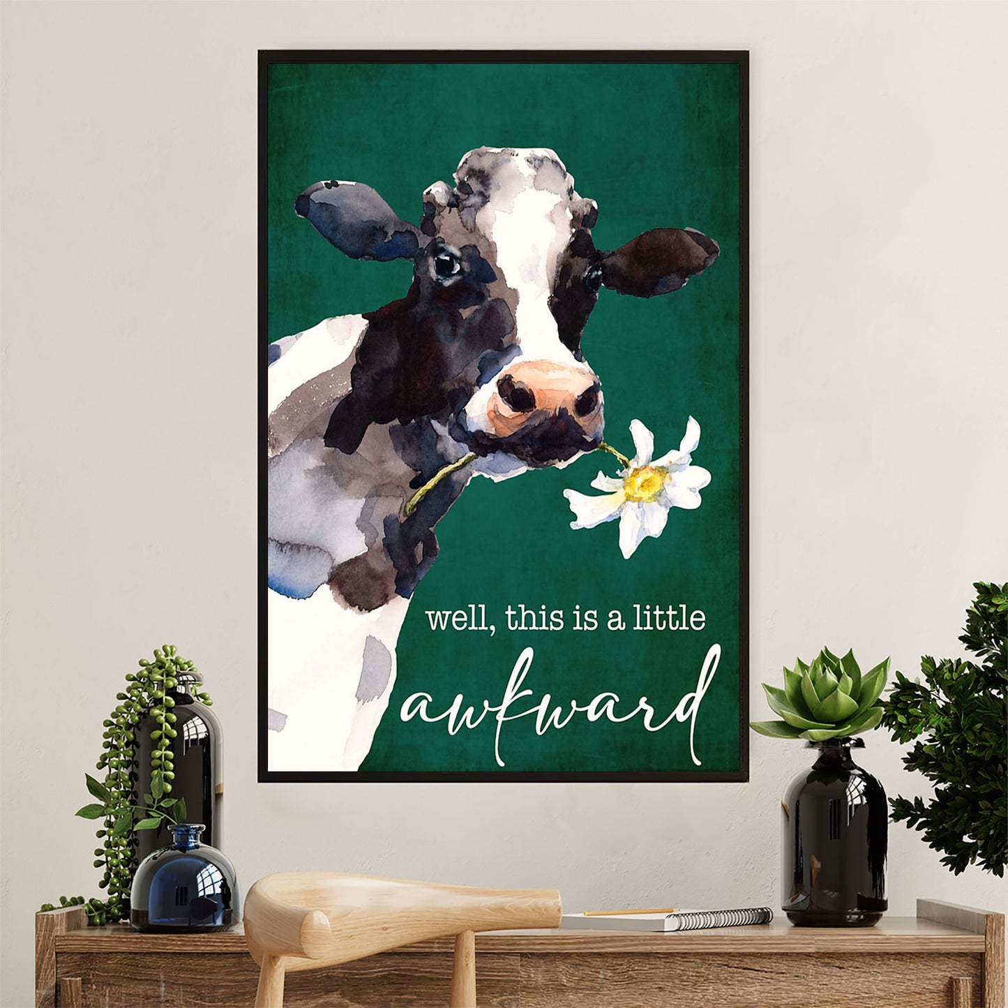 Farming Canvas Wall Art Prints | Awkward | Home Décor Gift for Farmer