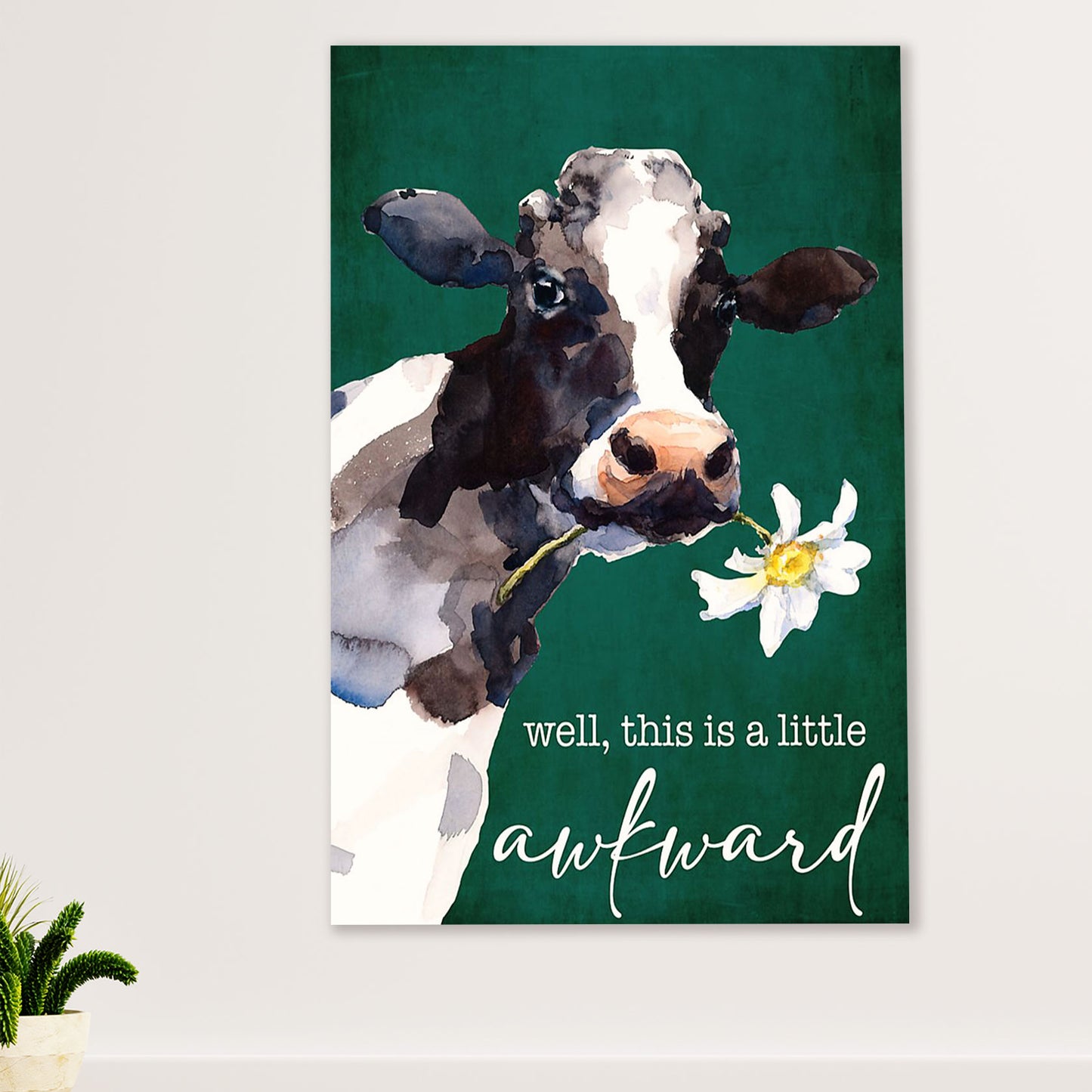Farming Canvas Wall Art Prints | Awkward | Home Décor Gift for Farmer