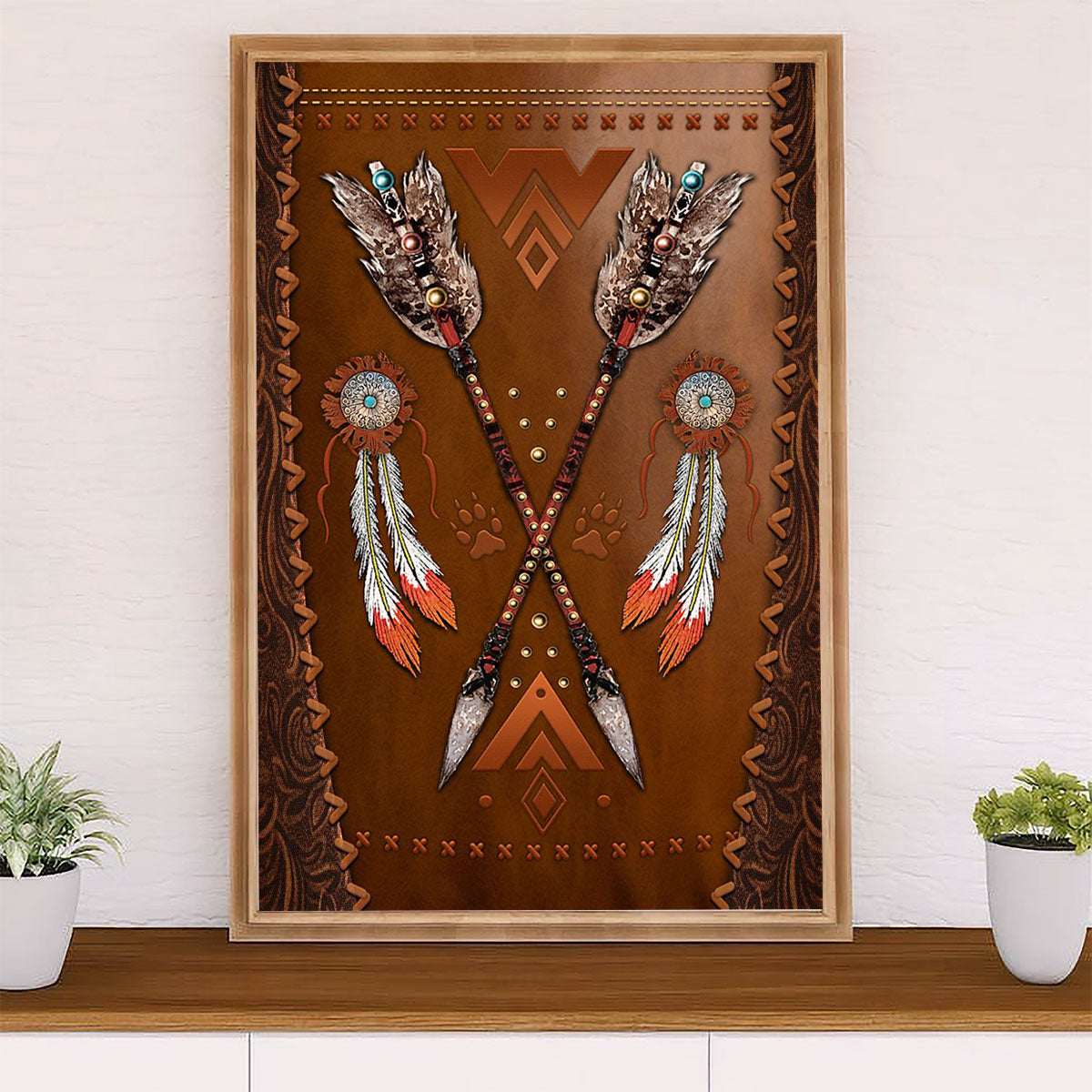 Native American Tribe Canvas Prints | Native People | Wall Art Gift for American Indians