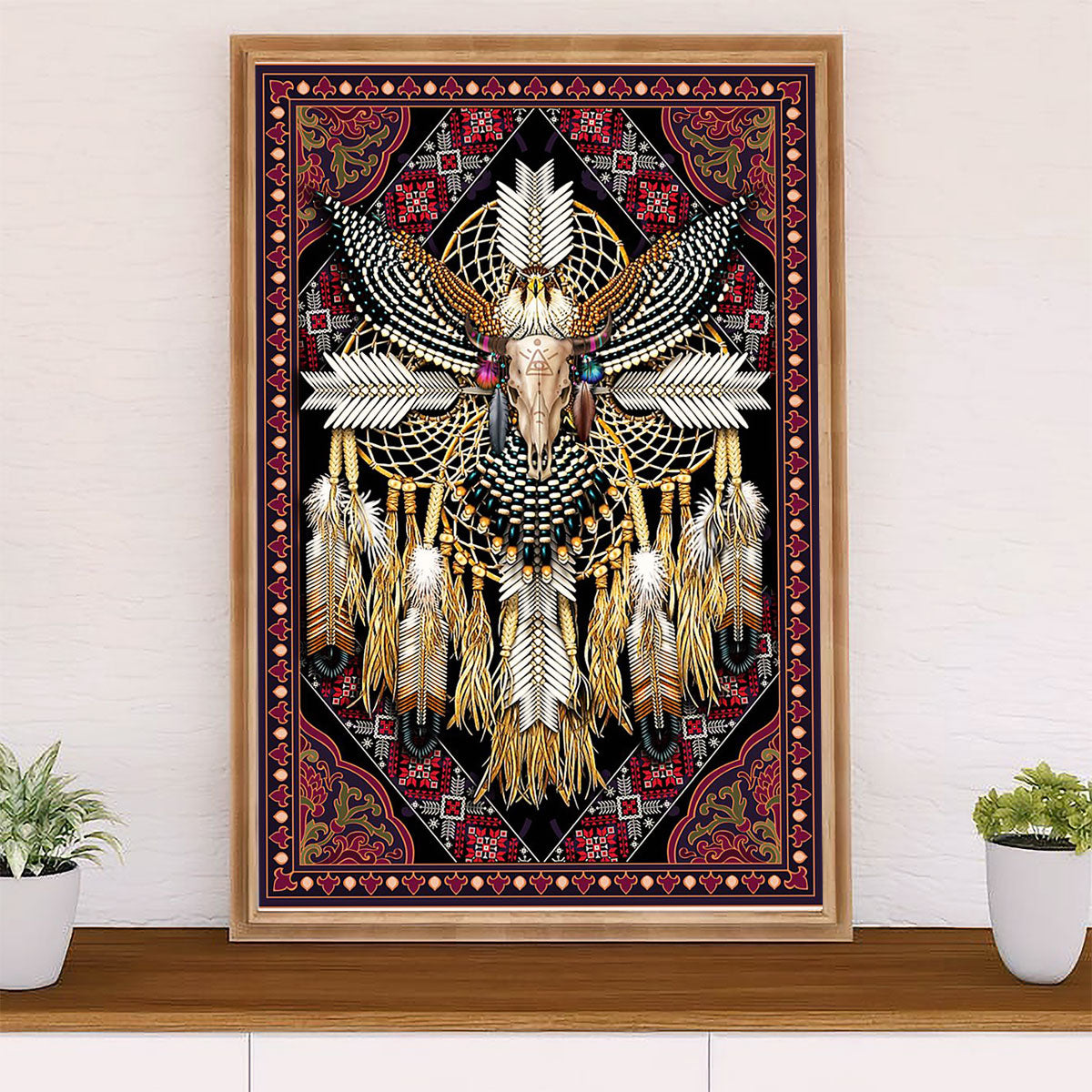 Native American Tribe Canvas Prints | Native People | Wall Art Gift for American Indians