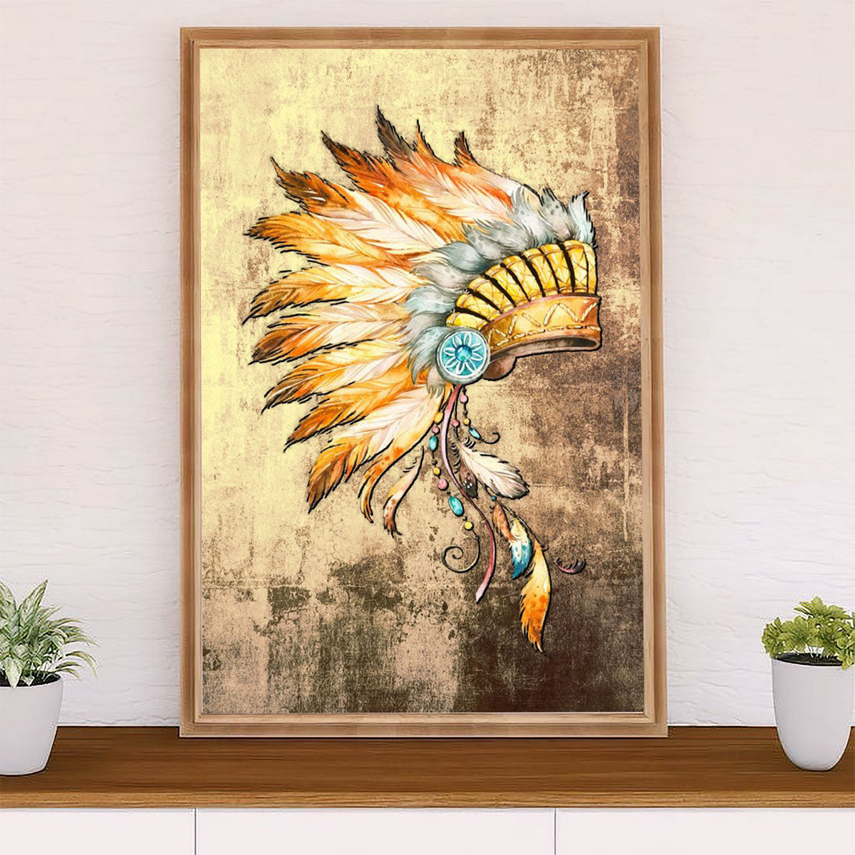 Native American Tribe Canvas Prints | Native People | Wall Art Gift for American Indians