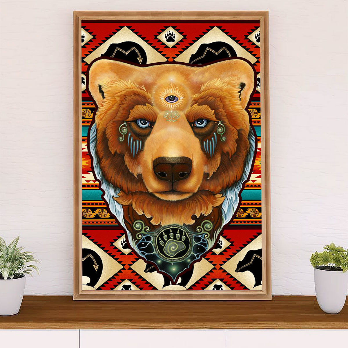 Native American Tribe Canvas Prints | Native People | Wall Art Gift for American Indians