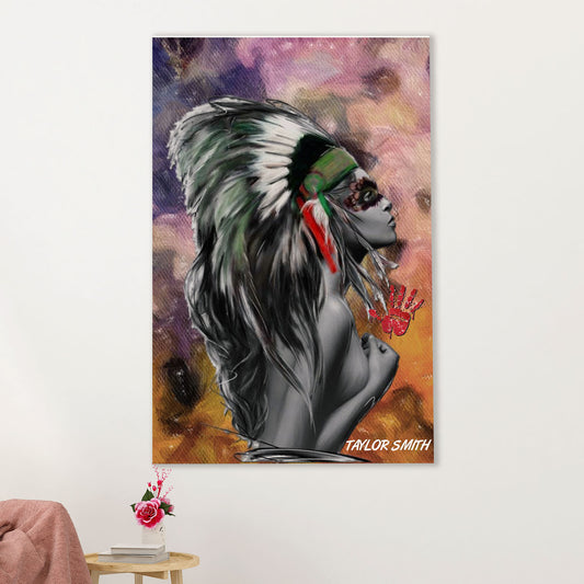 Native American Tribe Canvas Prints | Native People | Wall Art Gift for American Indians