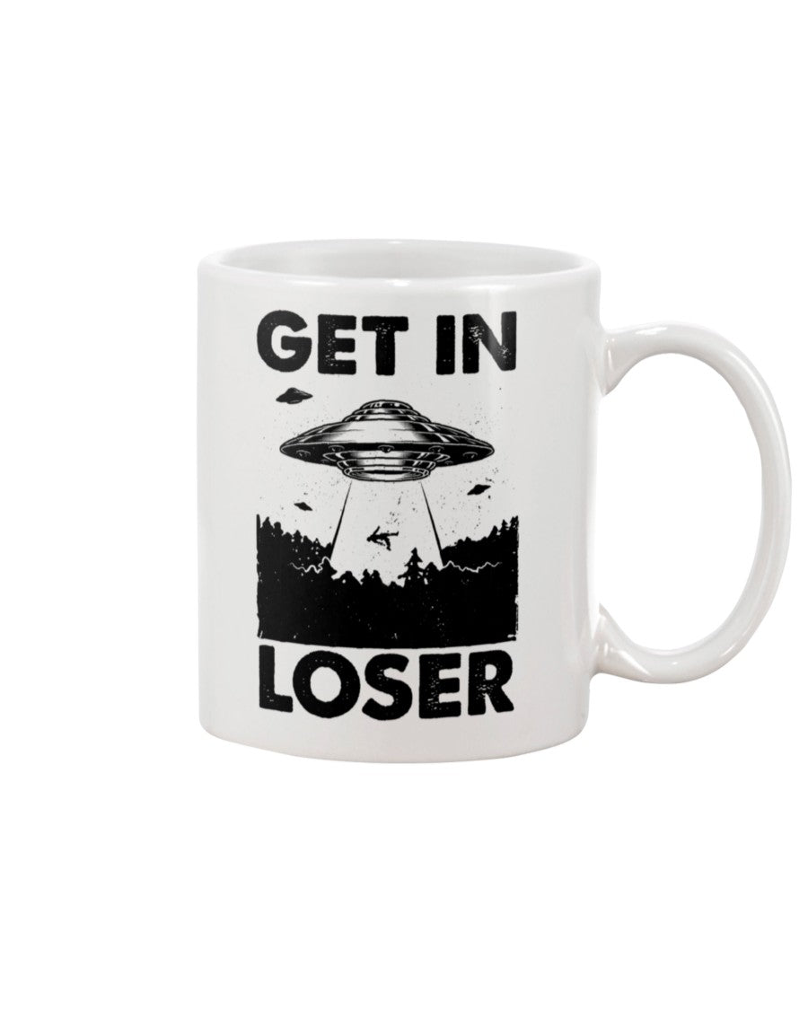 Camping Lover Coffee Mug | Get In Loser | Drinkware Gift for Campers