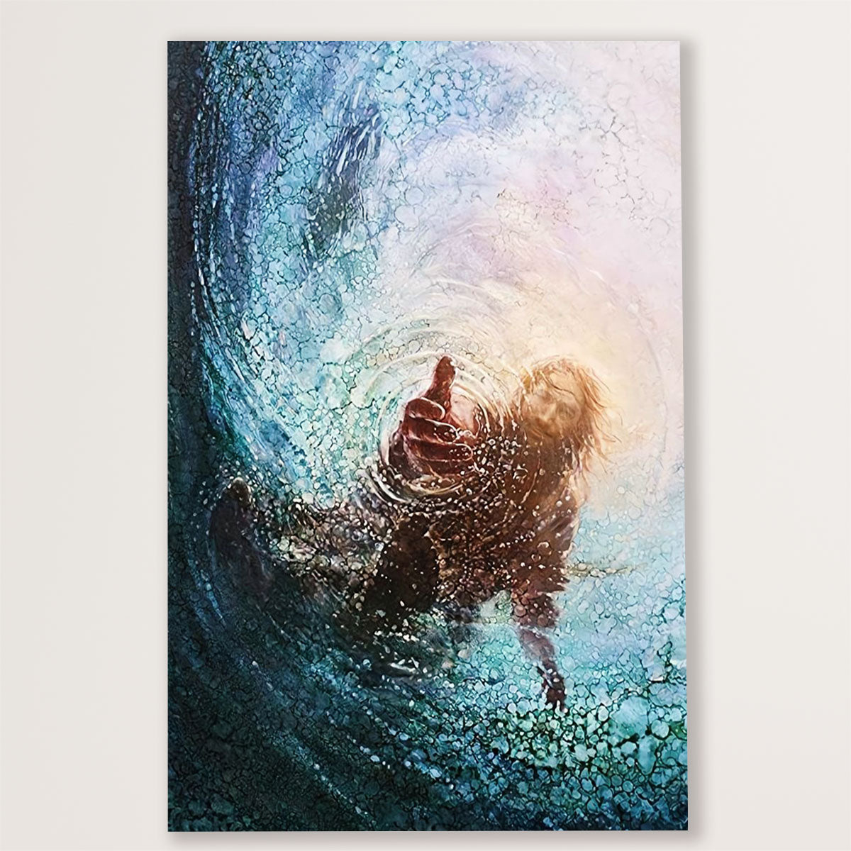Jesus Poster Give Me Your Hand | Christian God Wall Art Home Decor
