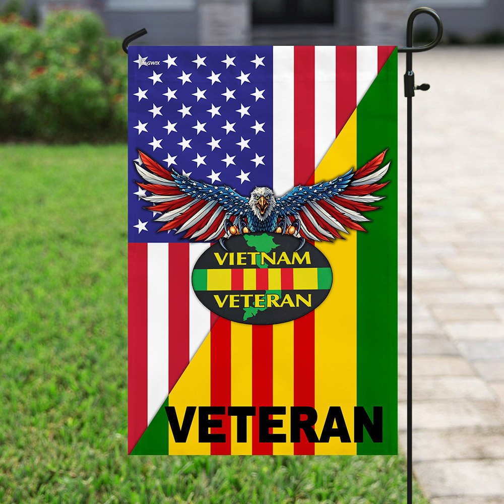 Vietnam Veteran - American Flag