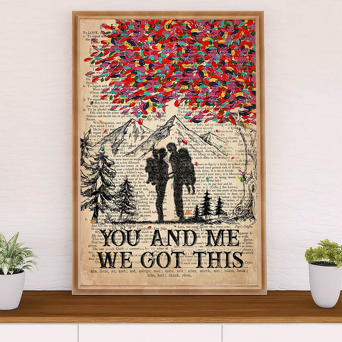 Camping Canvas | You & Me We Got This | Wall Art Gift for Campers