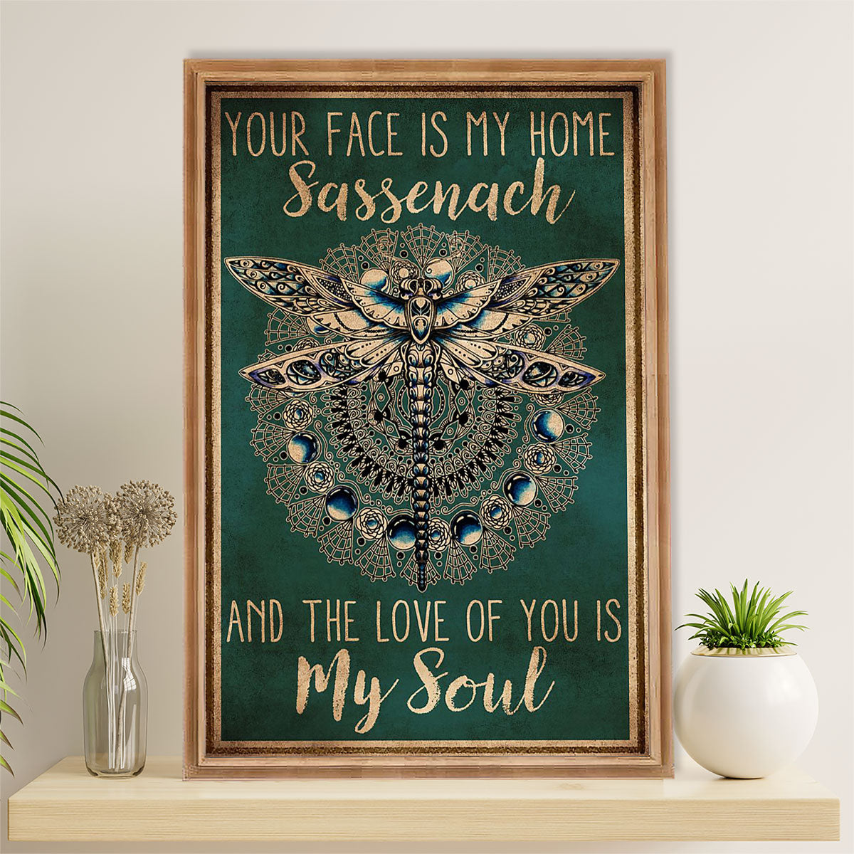Books Lover Canvas Prints | Your Face Is My Home | Wall Art Gift for Books Reader