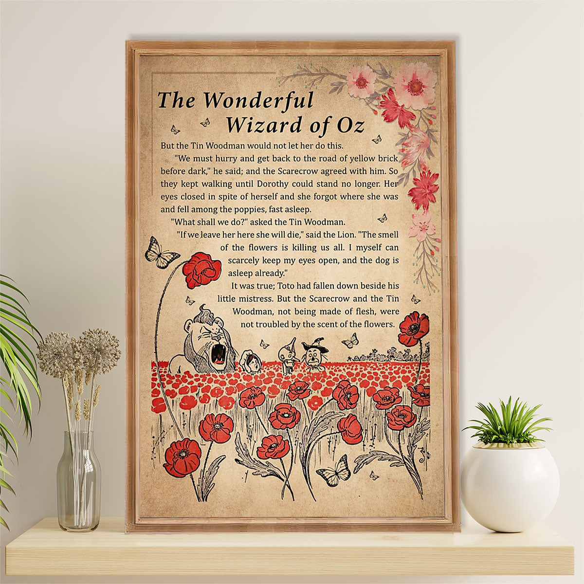 Books Lover Canvas Prints | The Wonderful Of Wizard Of Oz | Wall Art Gift for Books Reader