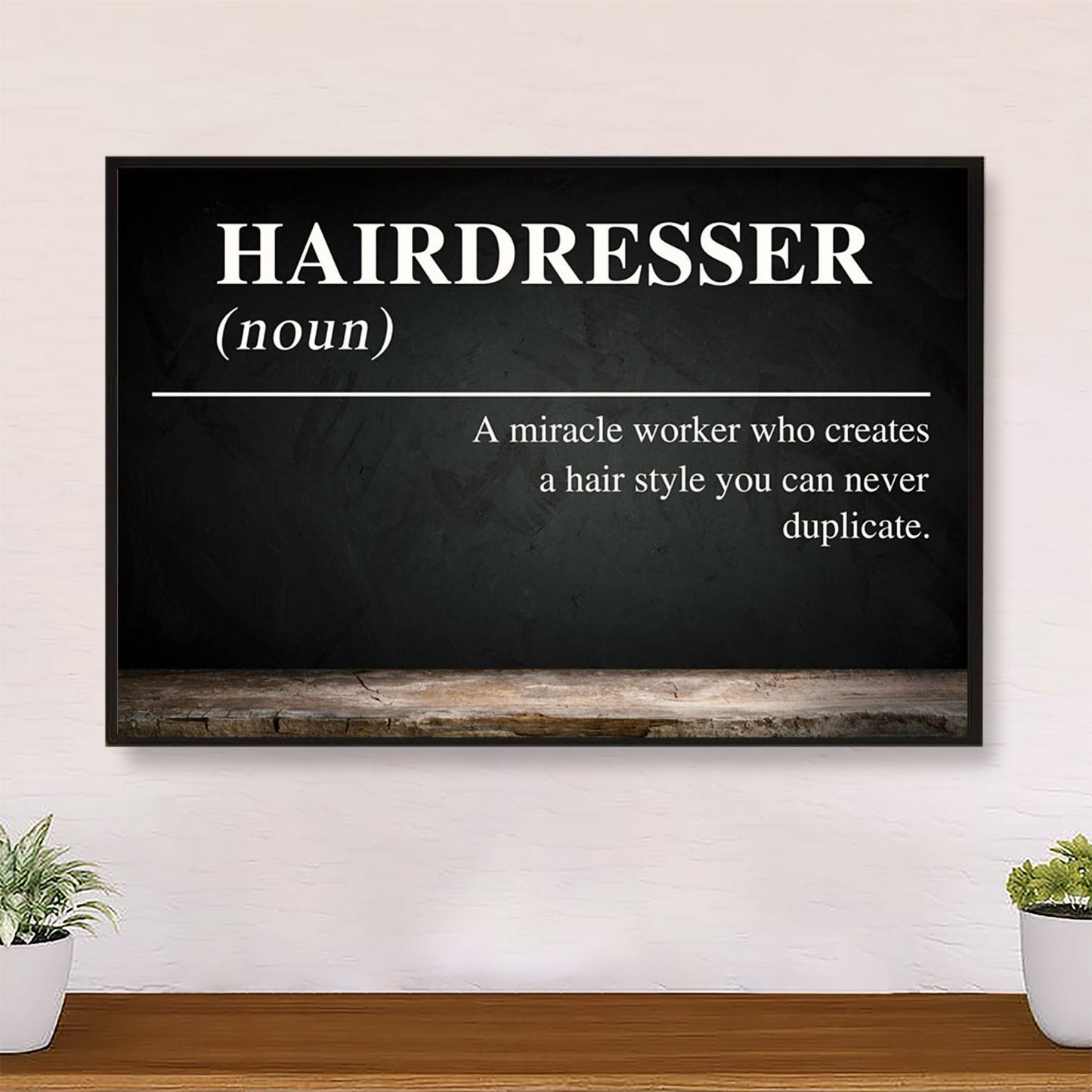Hairdresser Poster Hairdresser Definition | Wall Art Gift for Hairstylists