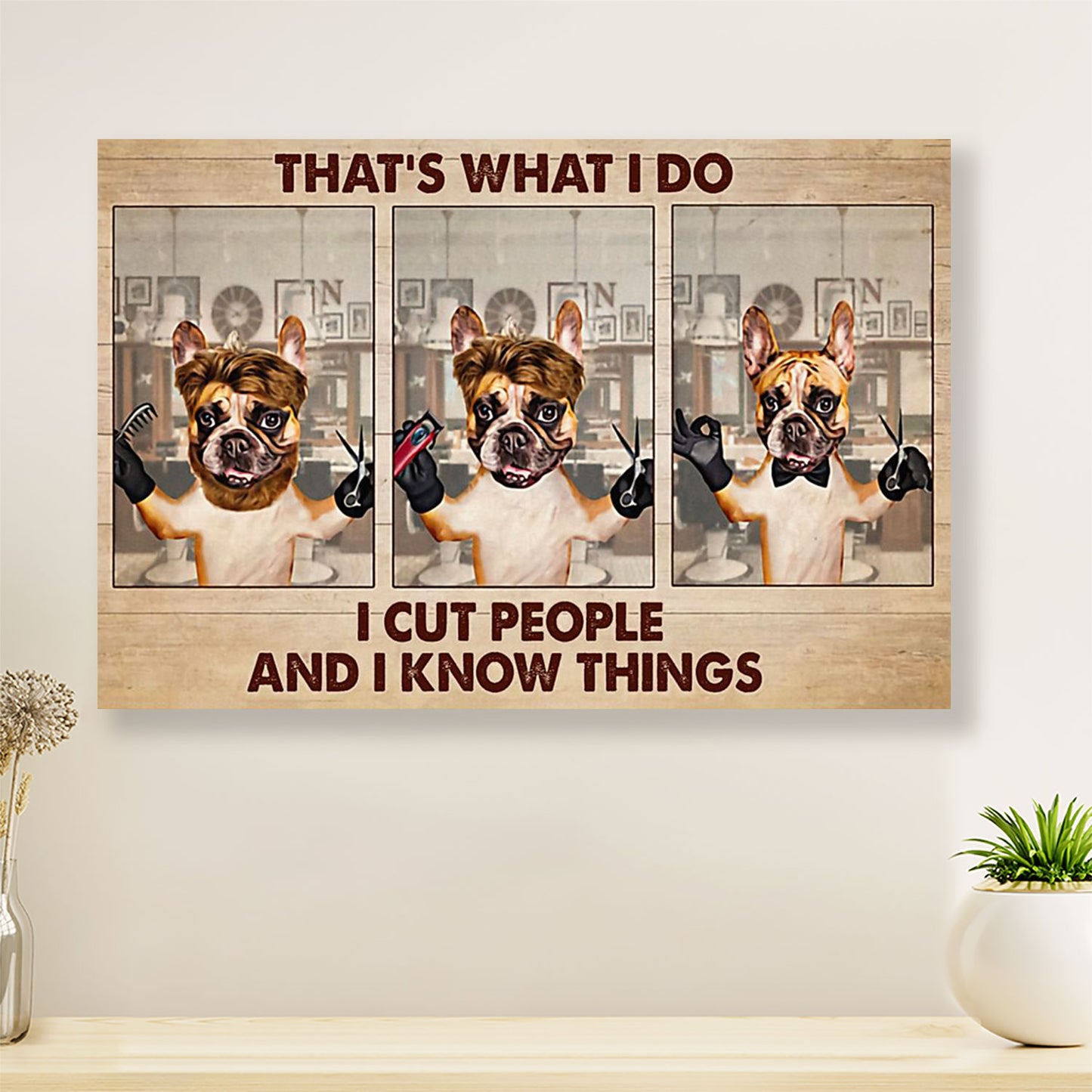 Hairdresser Poster That's What I Do | Wall Art Gift for Hairstylists
