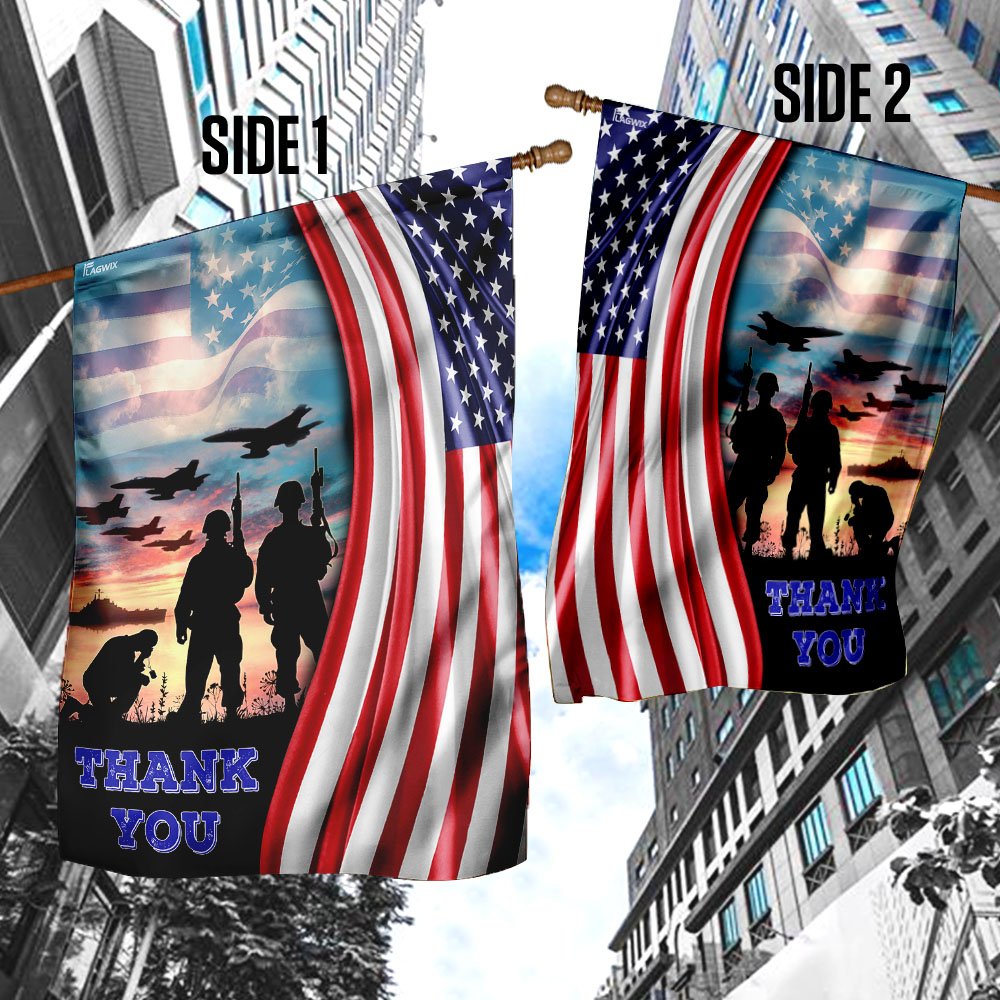 Veteran - Thank You Flag