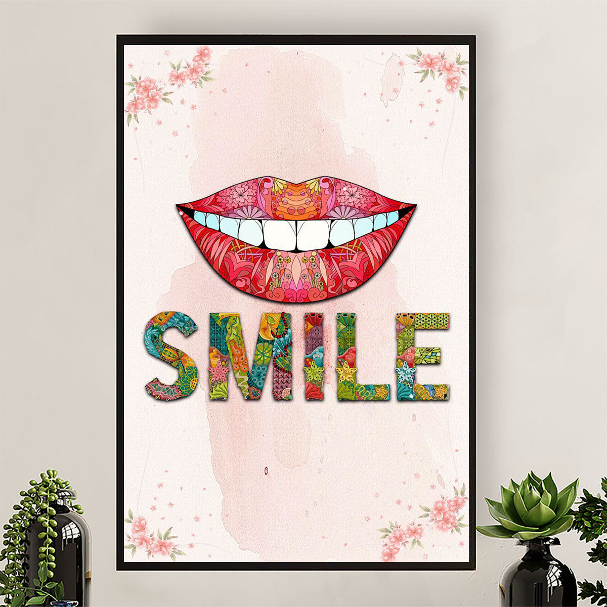 Dental Poster Smile | Wall Art Gift for Dentist