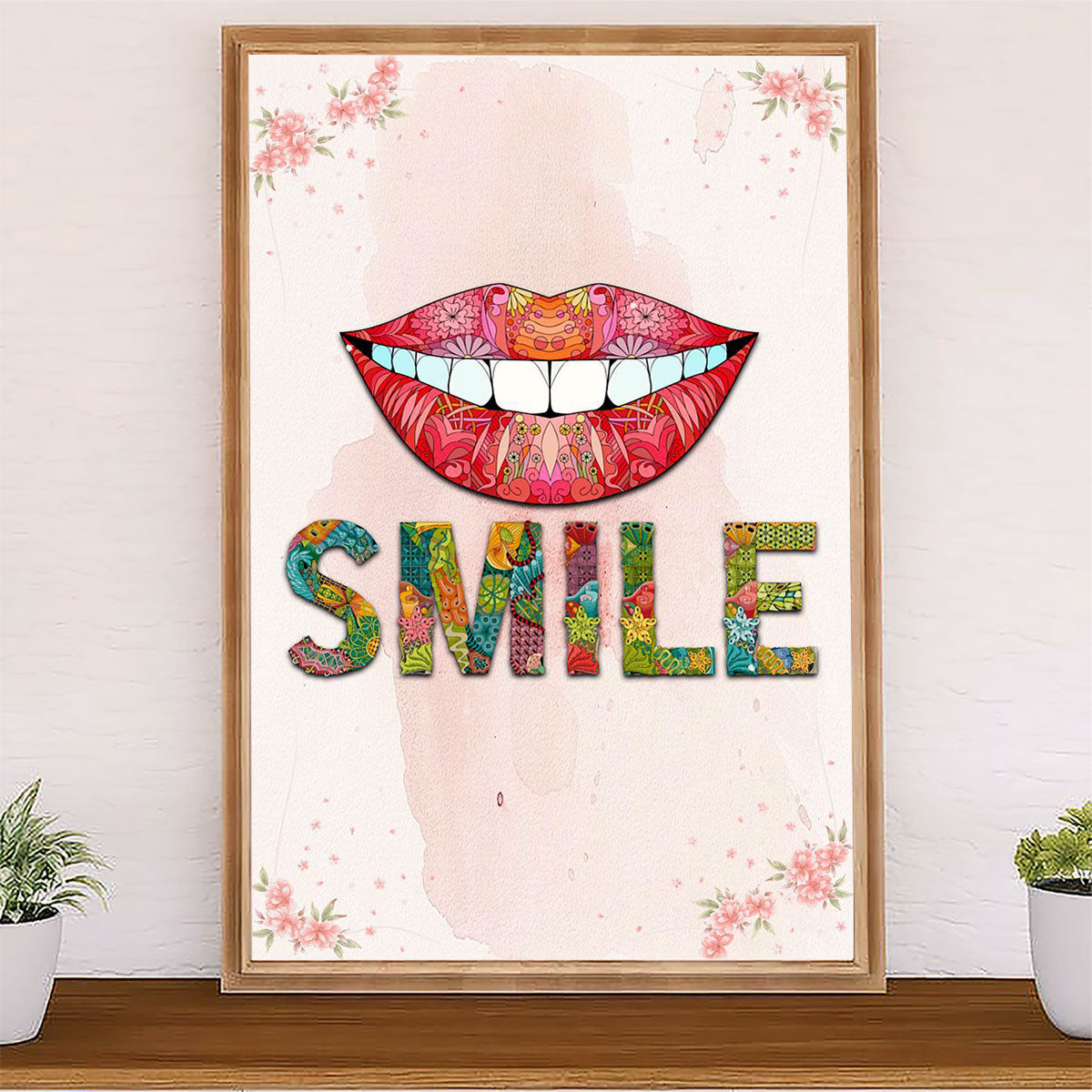 Dental Poster Smile | Wall Art Gift for Dentist