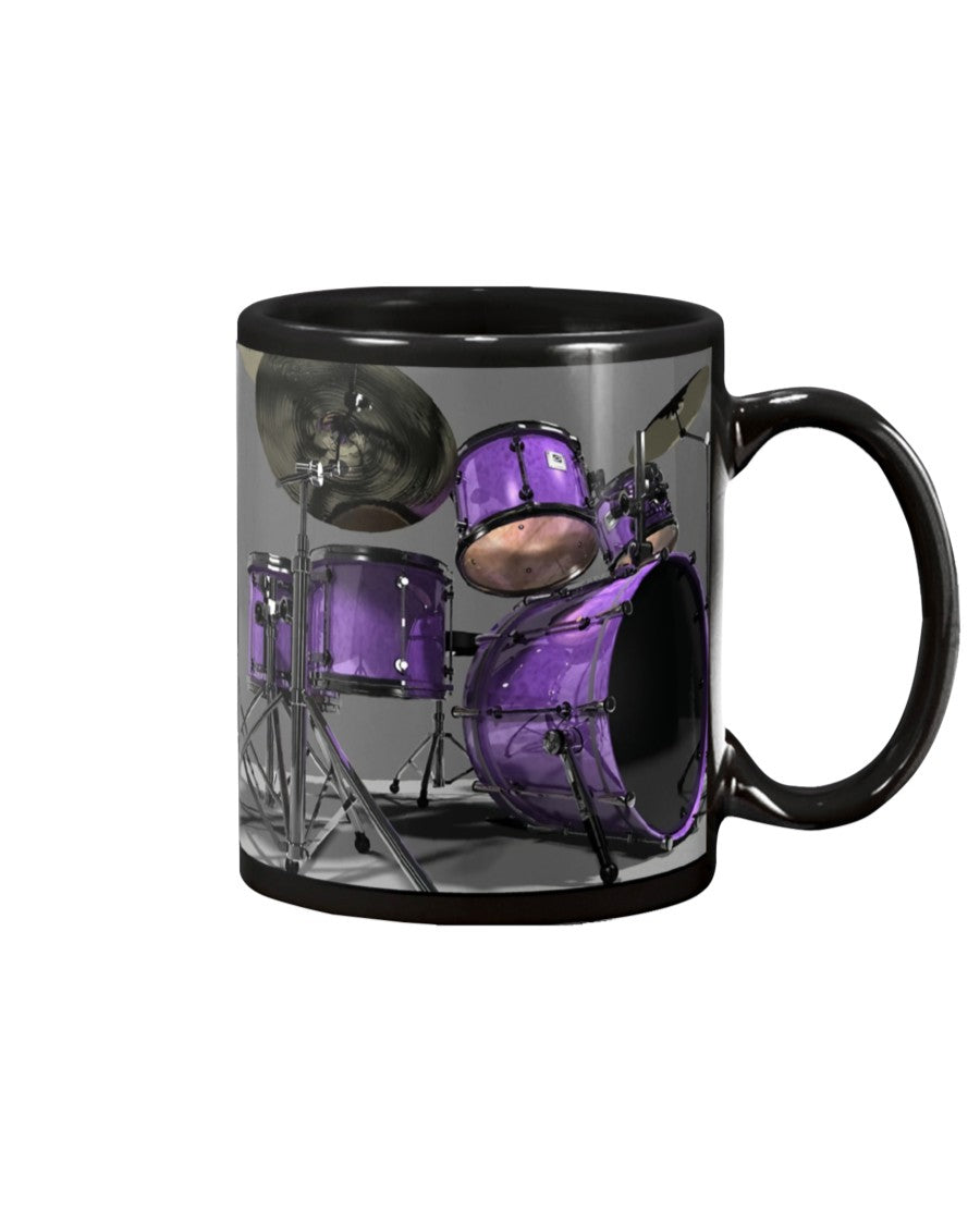 Drumming Coffee Mug | Drum Set | Drinkware Gift for Drummer