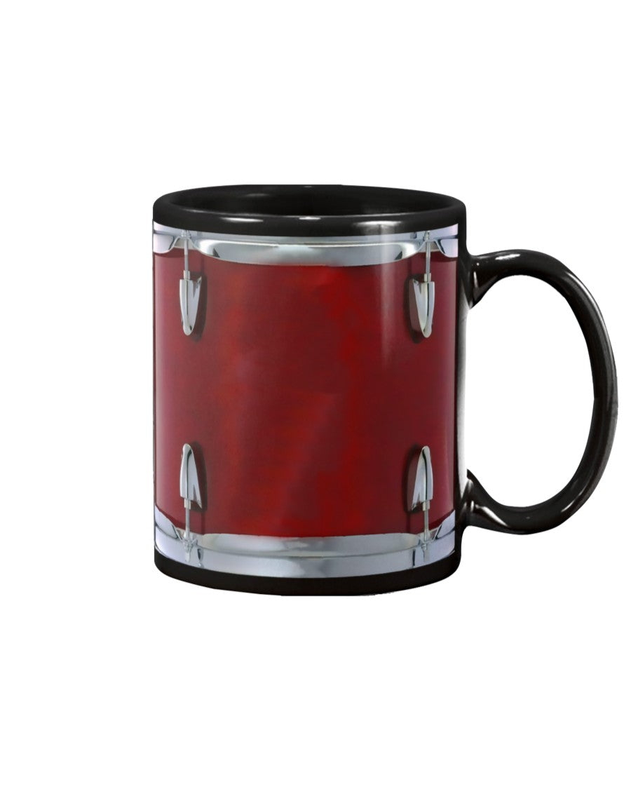 Drumming Coffee Mug | Drum Set | Drinkware Gift for Drummer