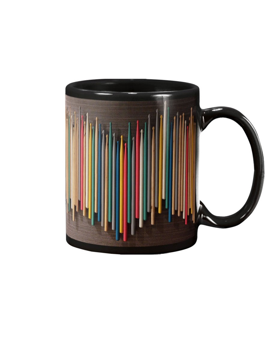 Drumming Coffee Mug | Drum Set | Drinkware Gift for Drummer