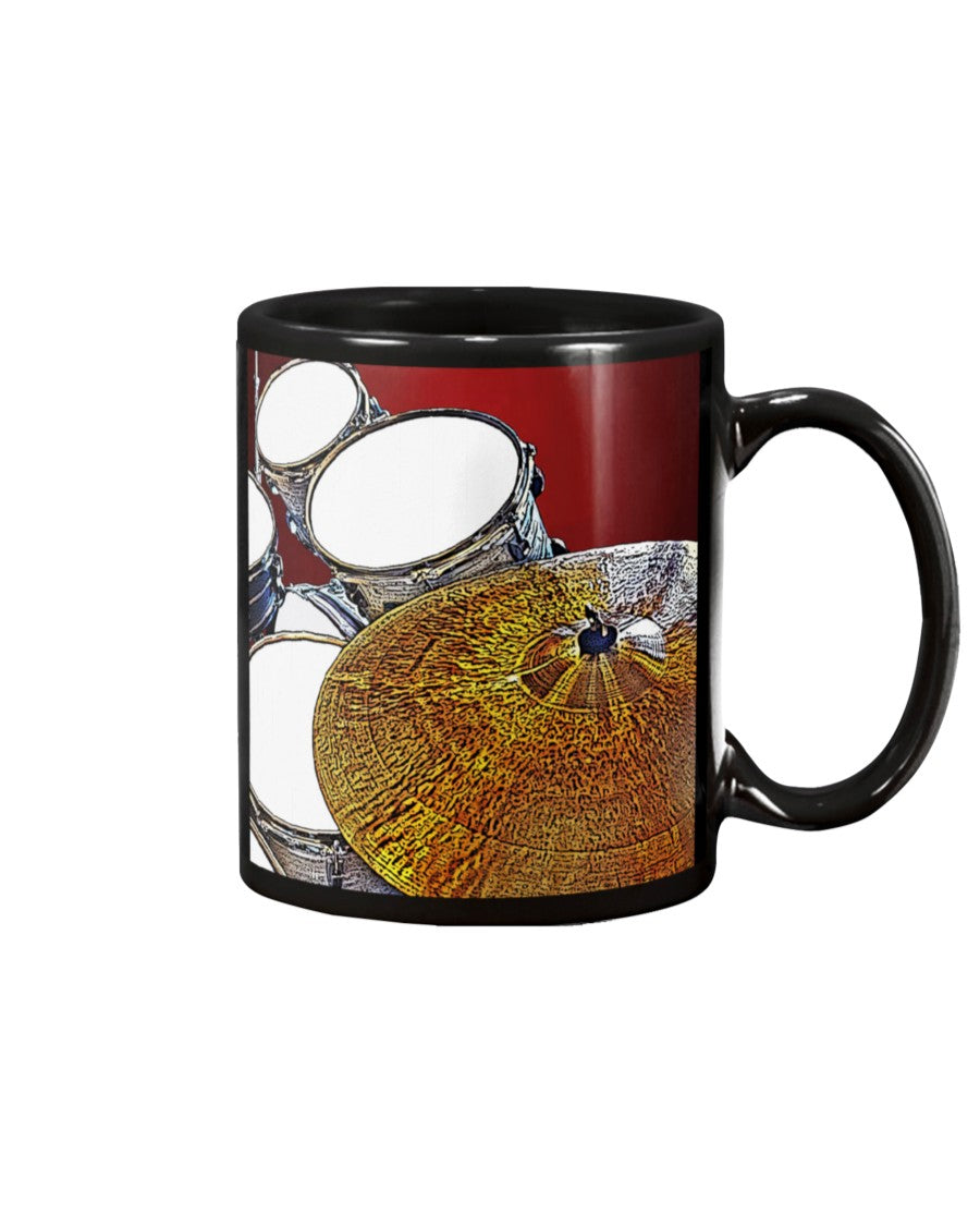 Drumming Coffee Mug | Drums | Drinkware Gift for Drummer
