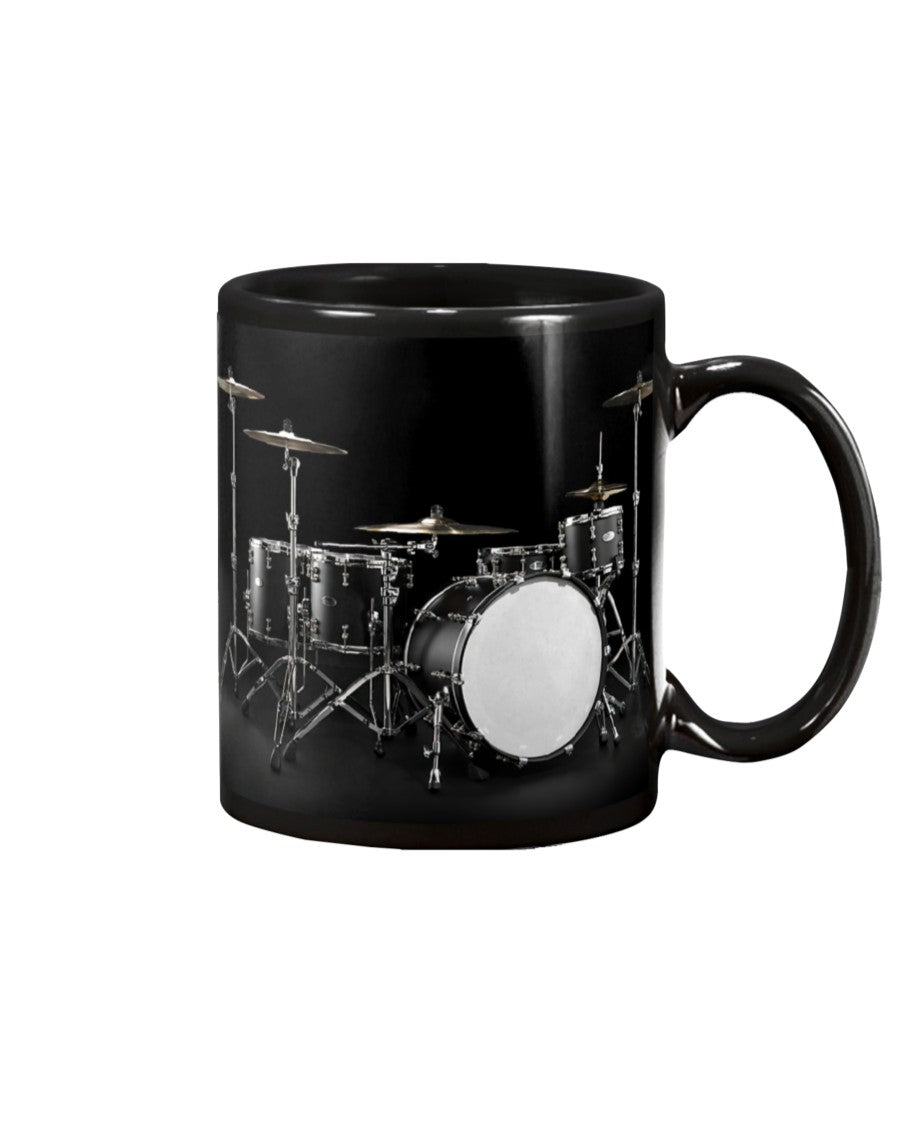 Drumming Coffee Mug | Drum Set | Drinkware Gift for Drummer