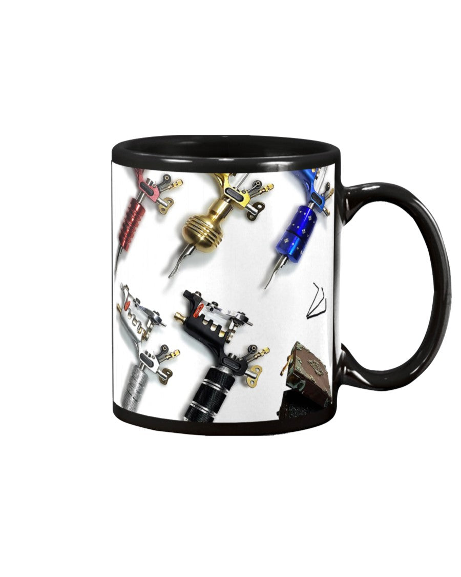 Tattoo Coffee Mug | Tattoo Machine | Drinkware Gift for Tattoo Artist, Tattoo Lover