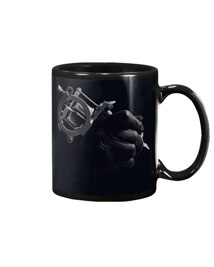 Tattoo Coffee Mug | Tattoo Machine | Drinkware Gift for Tattoo Artist, Tattoo Lover