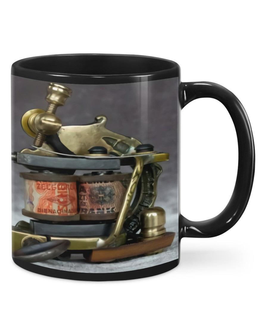 Tattoo Coffee Mug | Tattoo Machine | Drinkware Gift for Tattoo Artist, Tattoo Lover