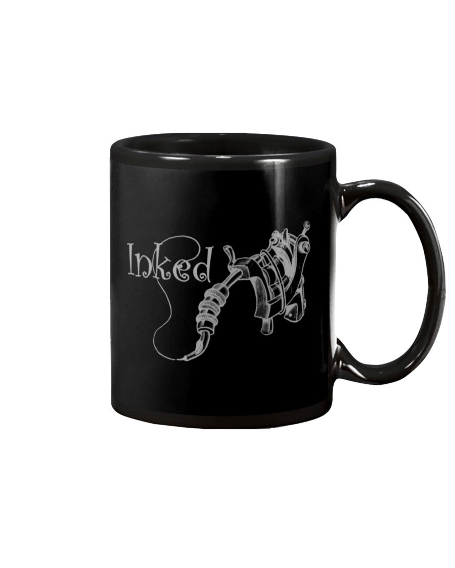 Tattoo Coffee Mug | Inked | Drinkware Gift for Tattoo Artist, Tattoo Lover
