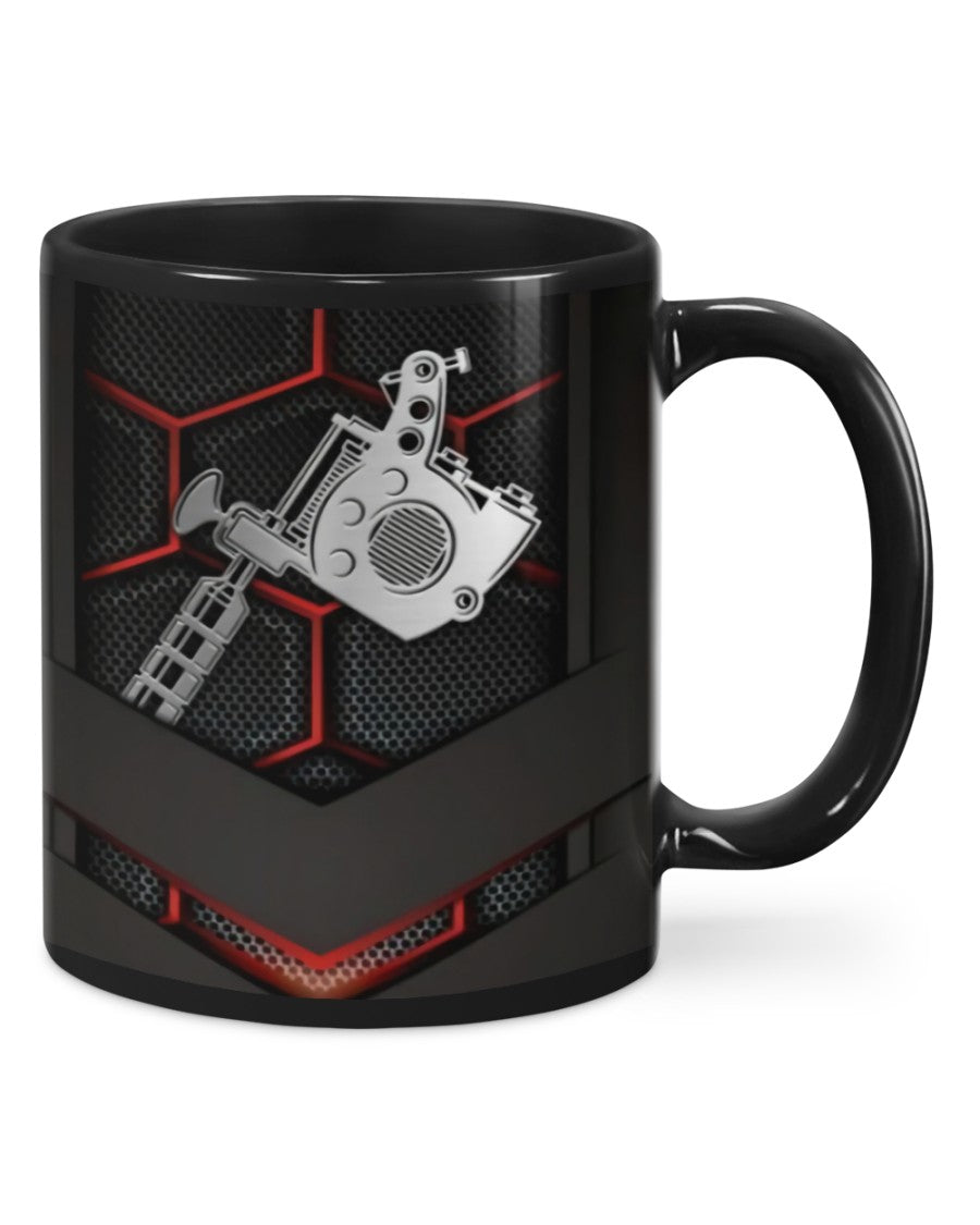 Tattoo Coffee Mug | Tattoo Machine | Drinkware Gift for Tattoo Artist, Tattoo Lover