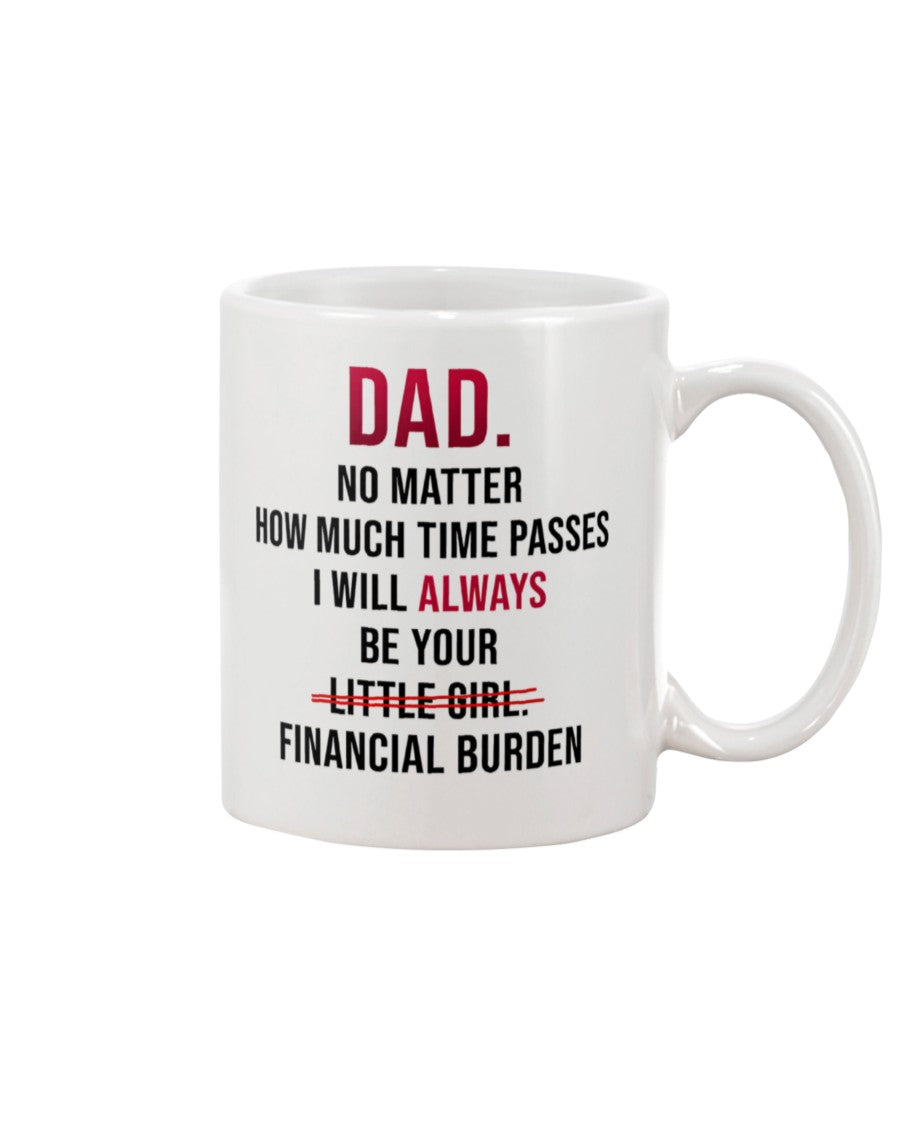 Dad I Will Always Be Your Financial Burden | Black Father Mug | Father's Day Gift
