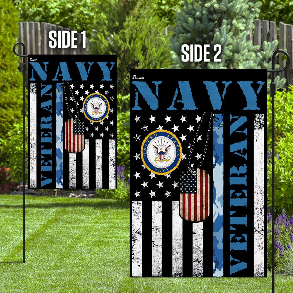 Navy Veteran Flag
