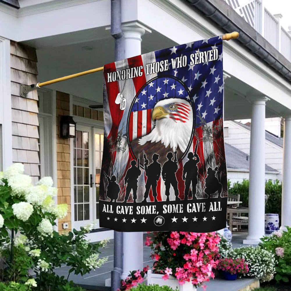 Military Honor Veteran Patriotic Flag