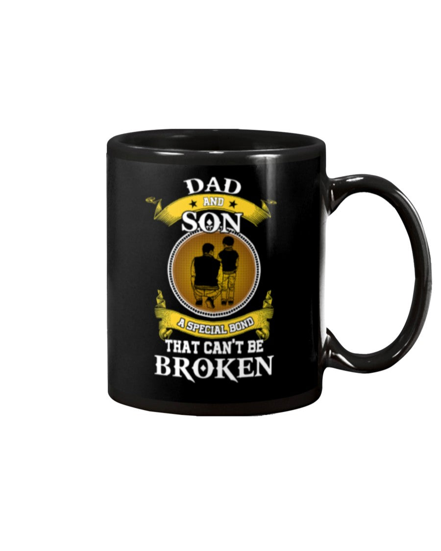 Dad And Son A Special Bond | Black Father Mug | Father's Day Gift
