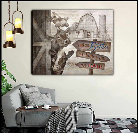 Mostsuit Together Farm Canvas Wall Art Decor