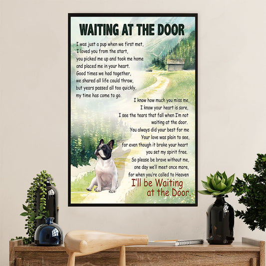French Bulldog Canvas Wall Art Prints | Dog Memorial | Gift for French Bulldog Dog Lover