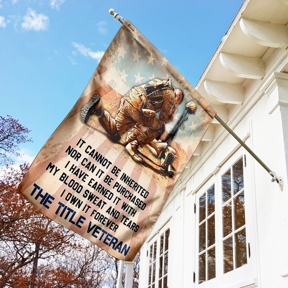It Cannot Be Inherited The Title Veteran Flag