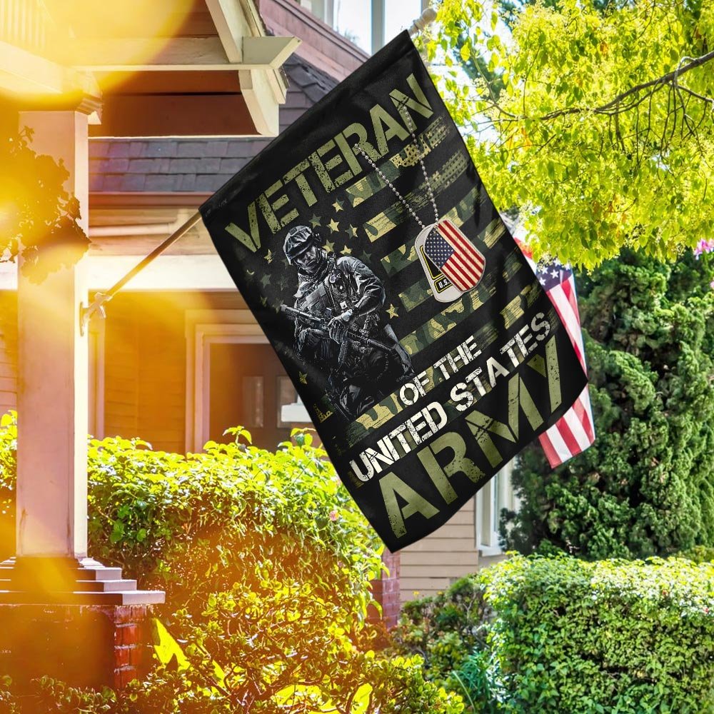Veteran of the United States Army Flag
