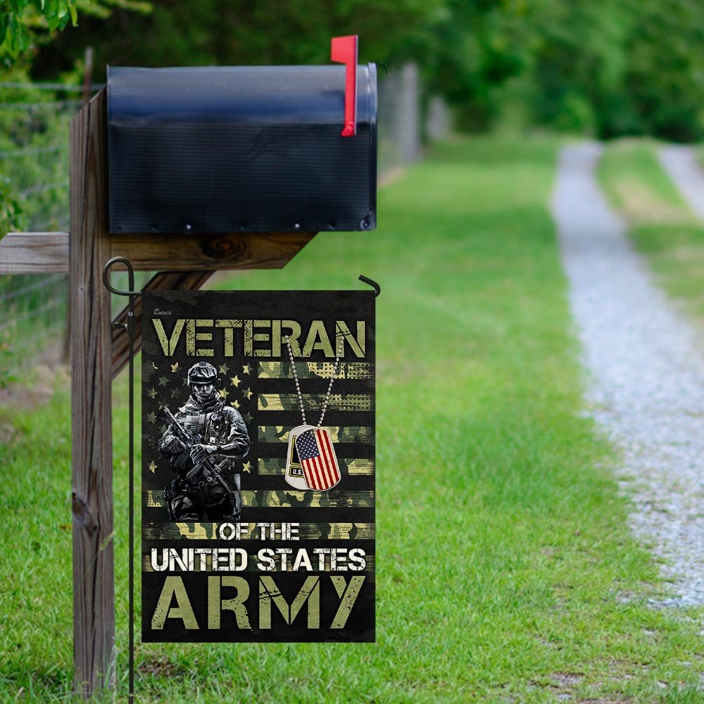 Veteran of the United States Army Flag