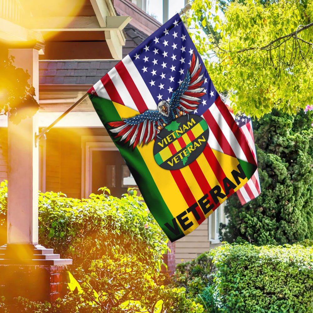 Vietnam Veteran - American Flag