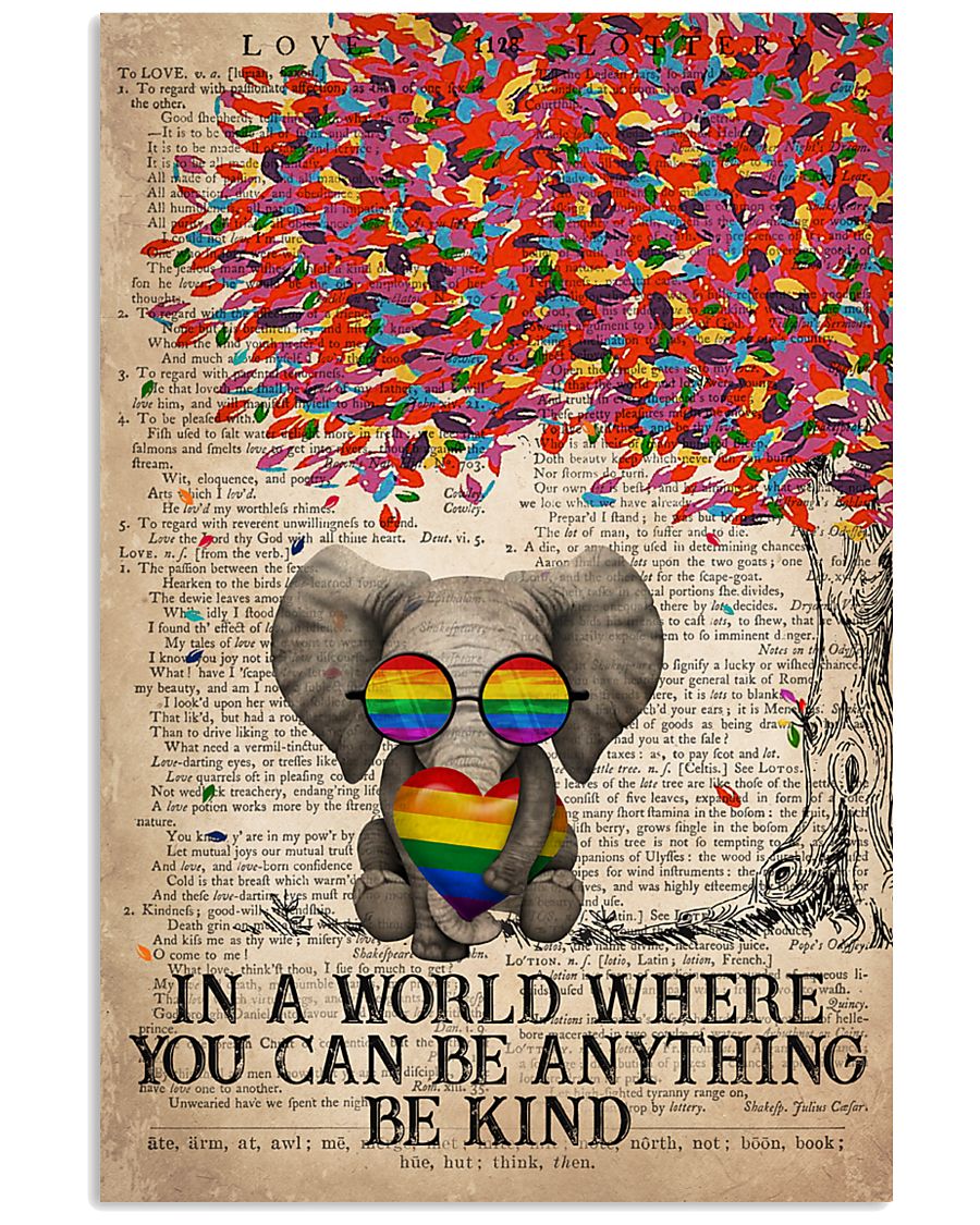 LGBT Elephant In A World Where You Can Be Anything