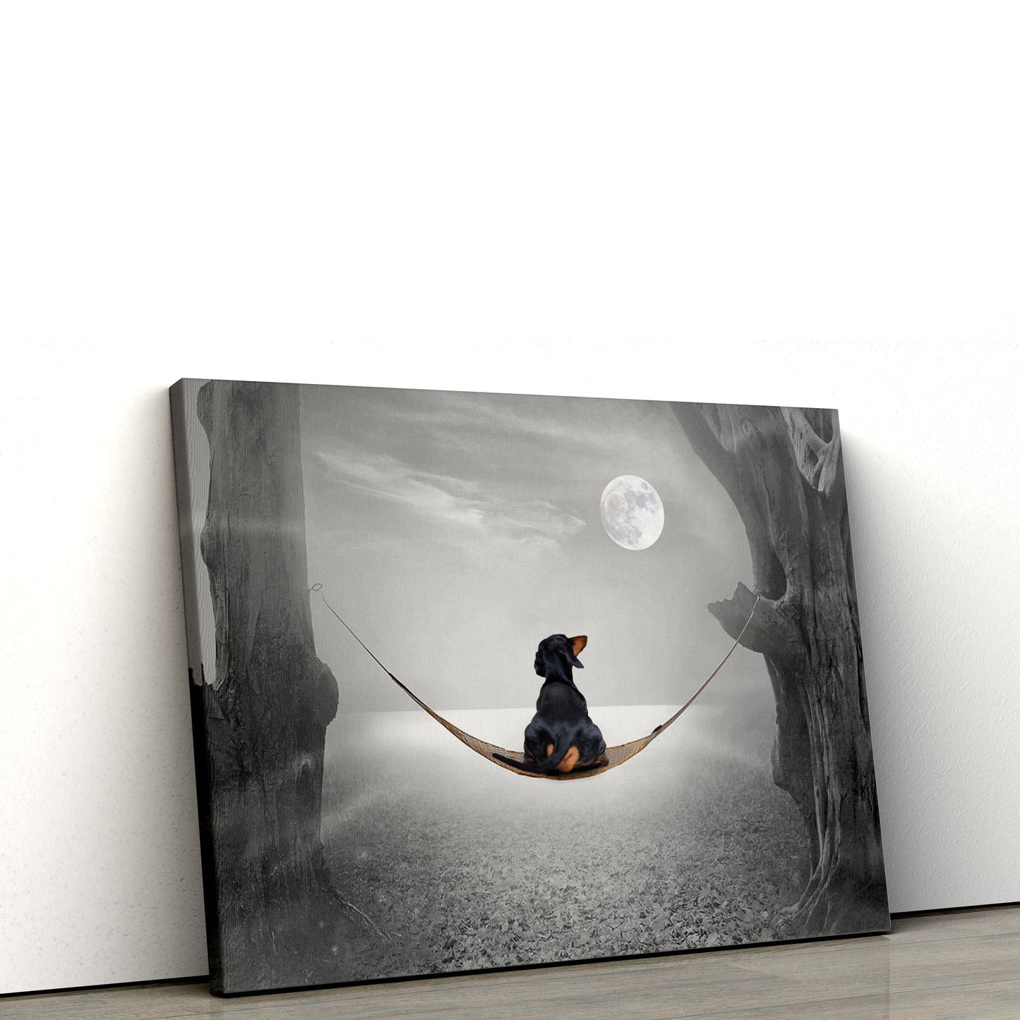 Dachshund Printed Canvas - Gifts for Dog Lover | Puppies Home Room Wall Art - MostSuit