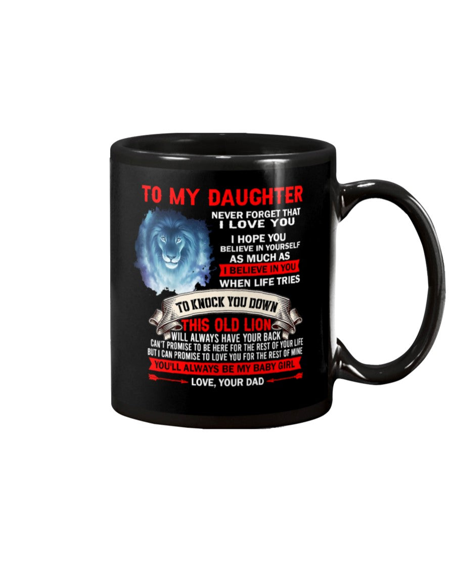Black Father To My Daughter | Black Father Mug | Father's Day Gift