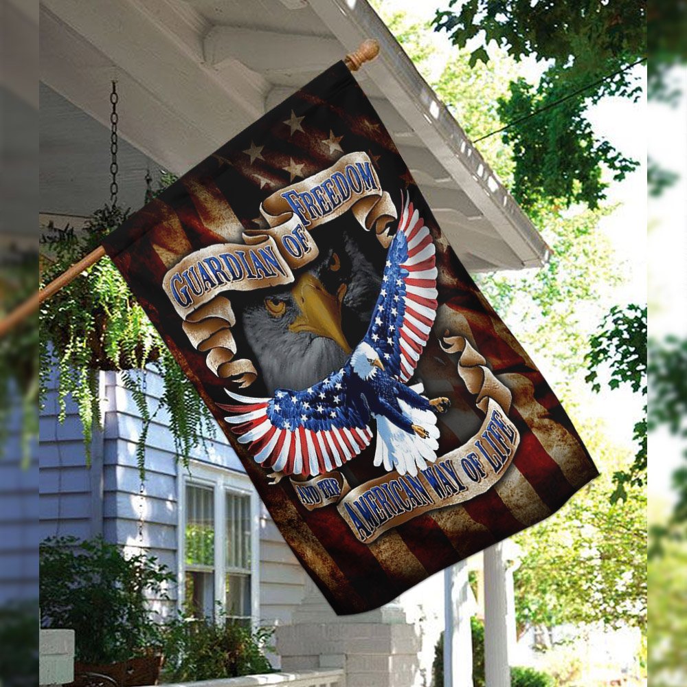 American Eagle. Guardian Of Freedom Flag