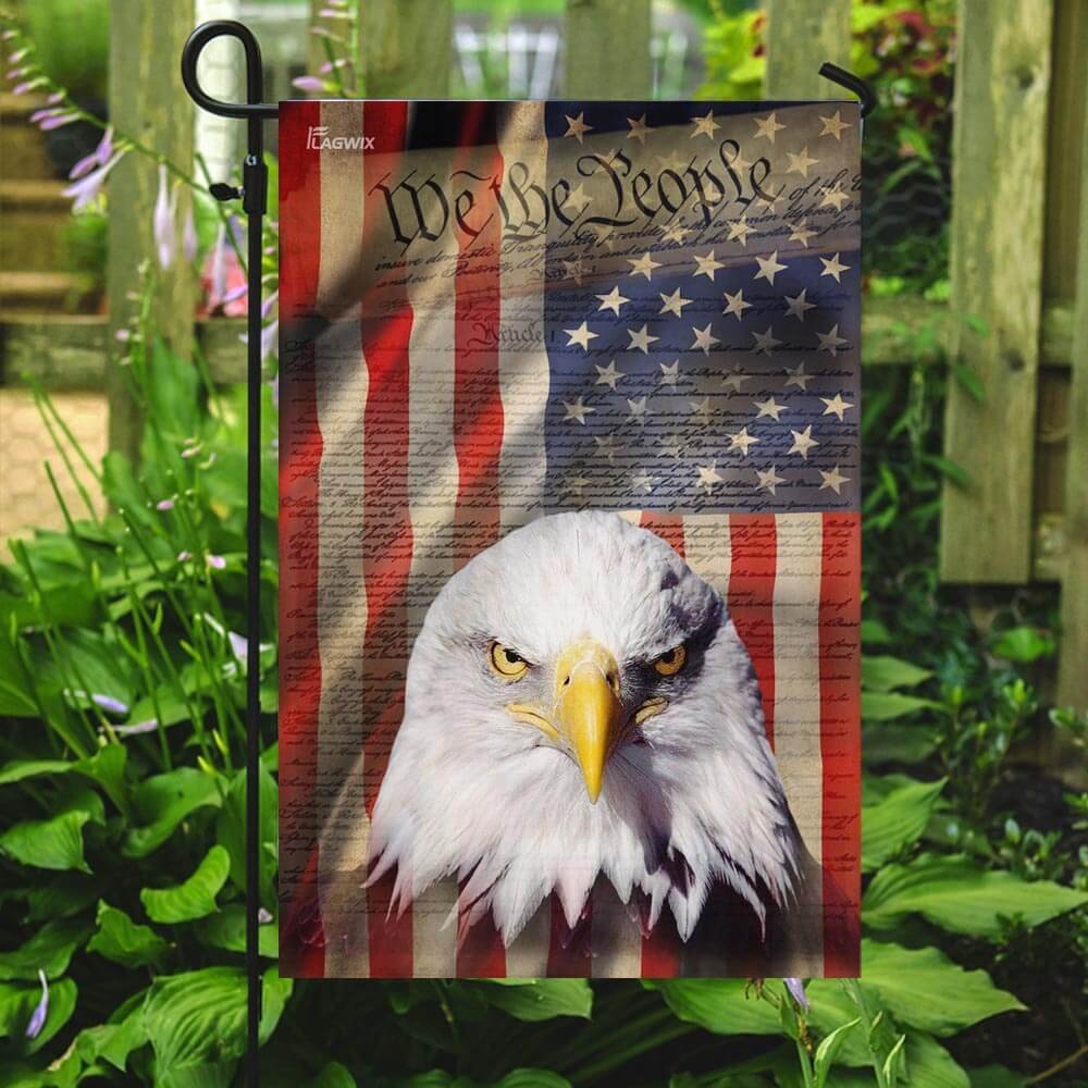 American Eagle Patriot. We The People Flag