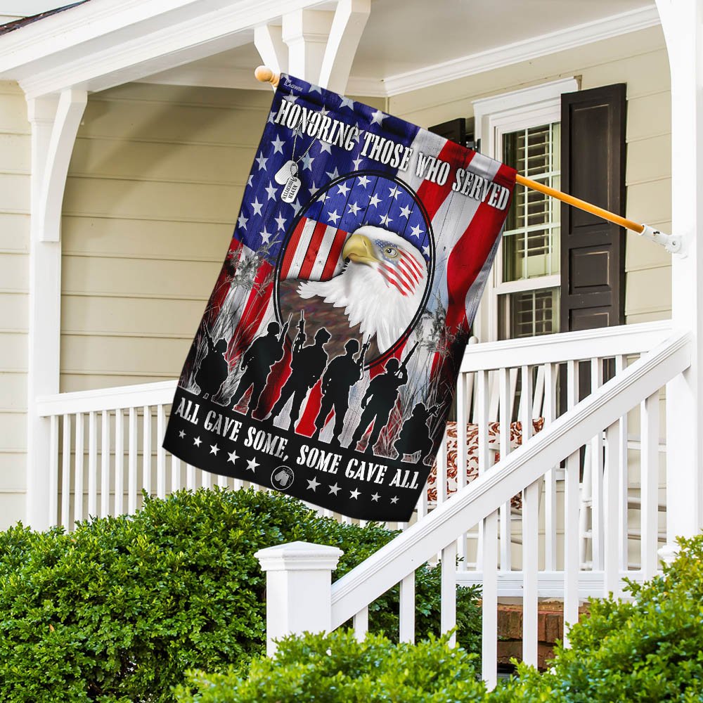 Military Honor Veteran Patriotic Flag