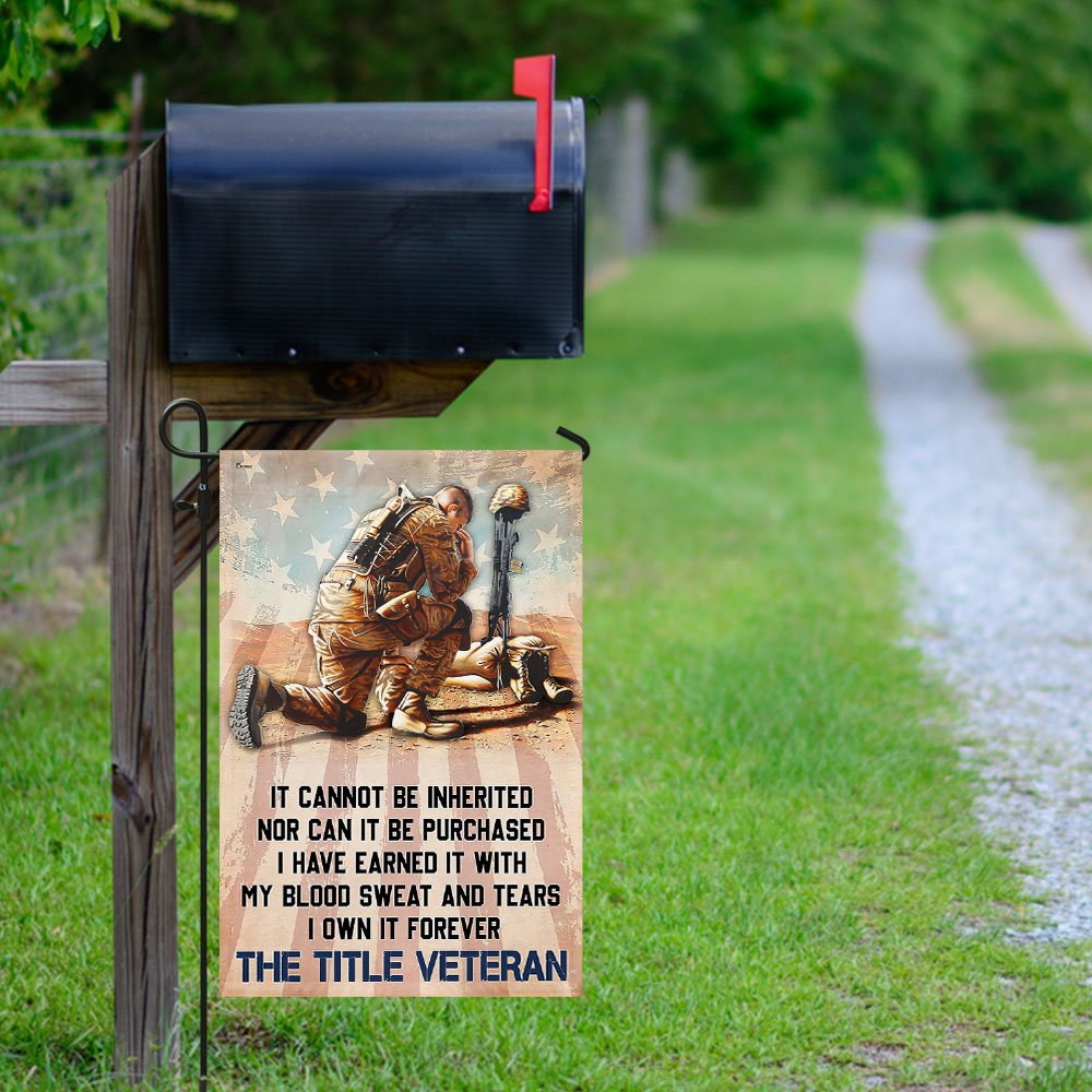 It Cannot Be Inherited The Title Veteran Flag