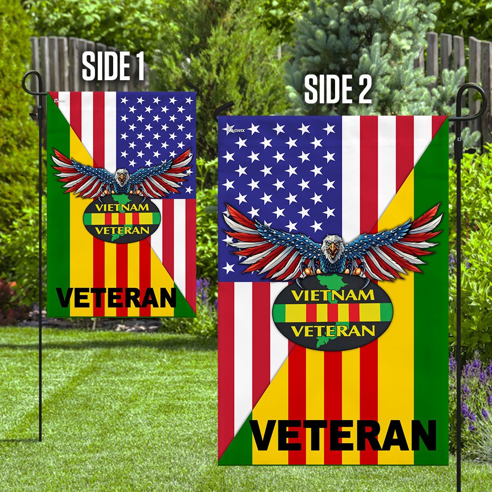 Vietnam Veteran - American Flag